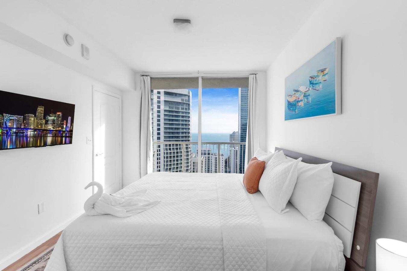 Spacious 2 Bed Unit In Brickell With Free Parking Miami Eksteriør billede