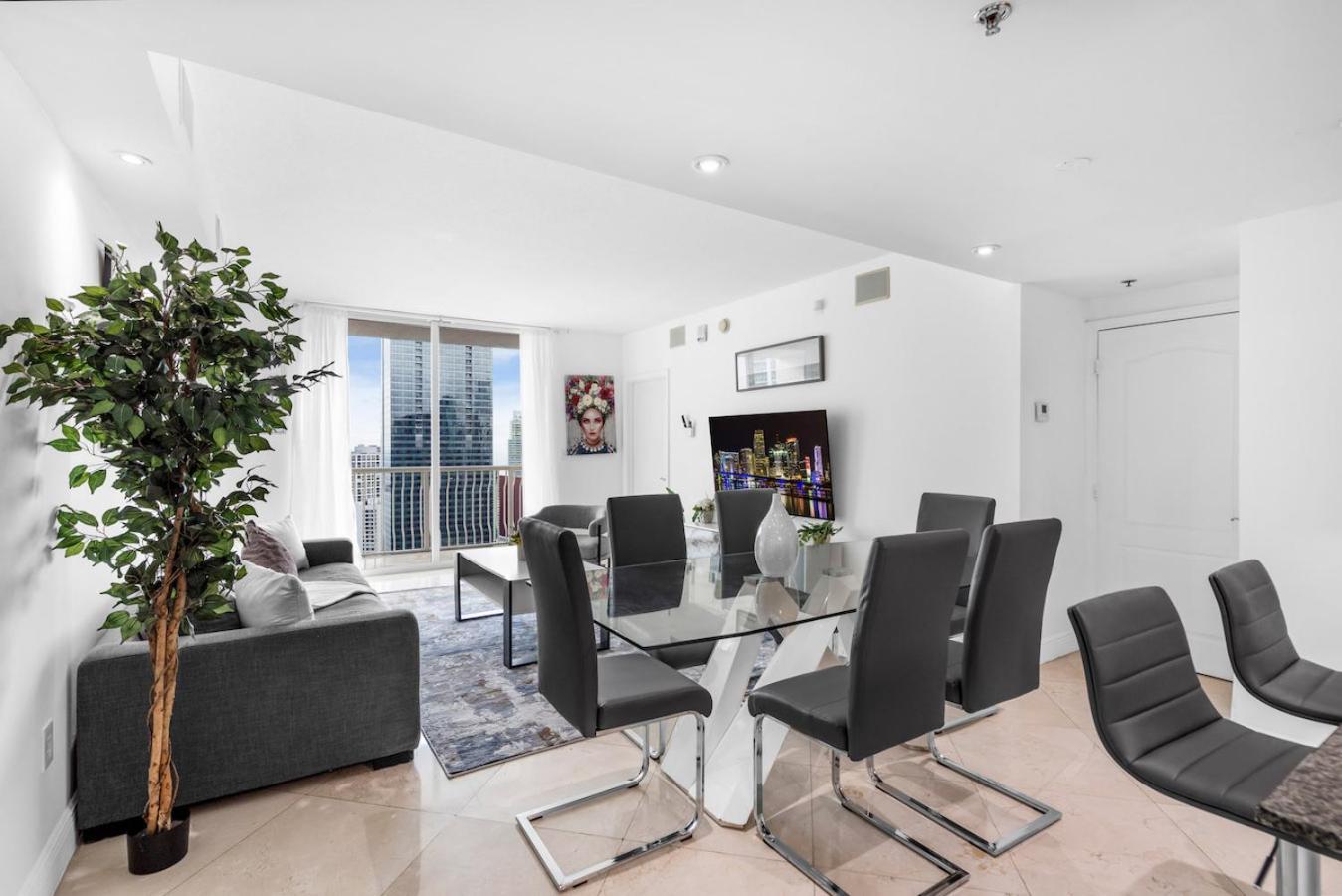 Spacious 2 Bed Unit In Brickell With Free Parking Miami Eksteriør billede